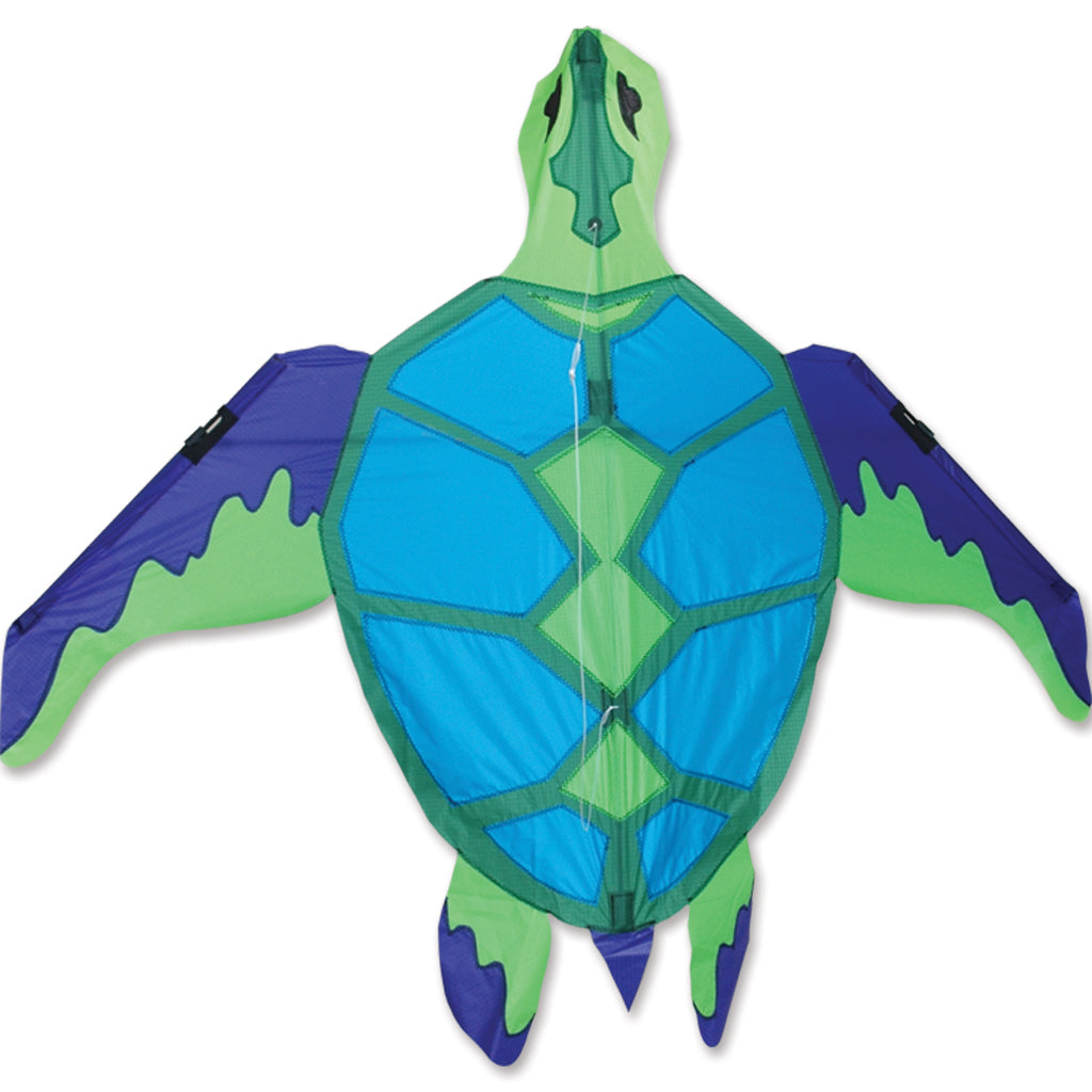 Sea Turtle Kite - Applique Blue/Green