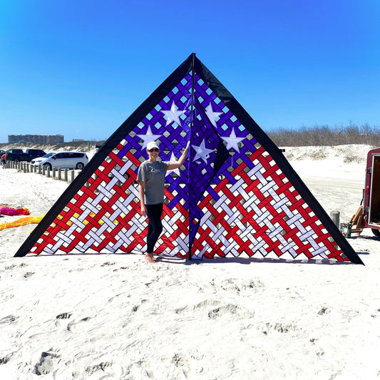 19ft Mesh Delta - Patriotic