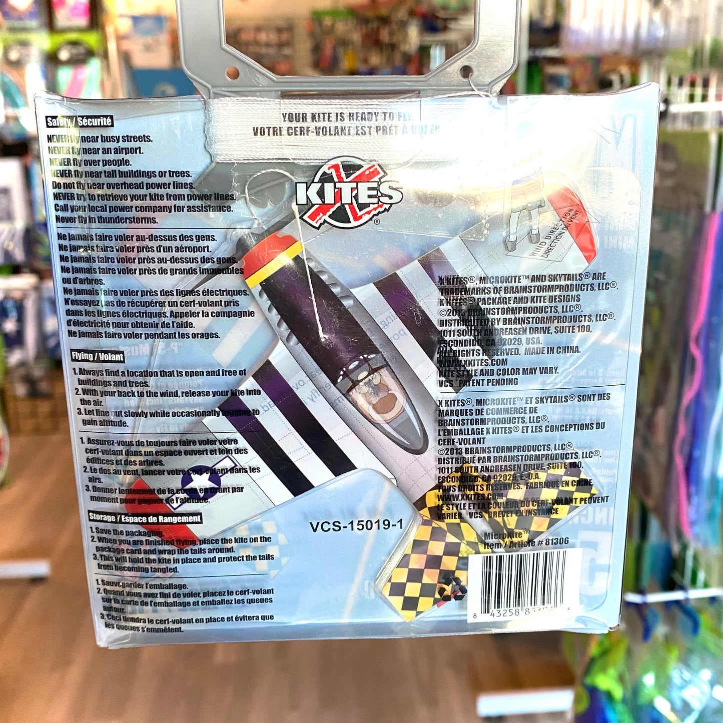 Micro Kite - P-51 Mustang (Grey)