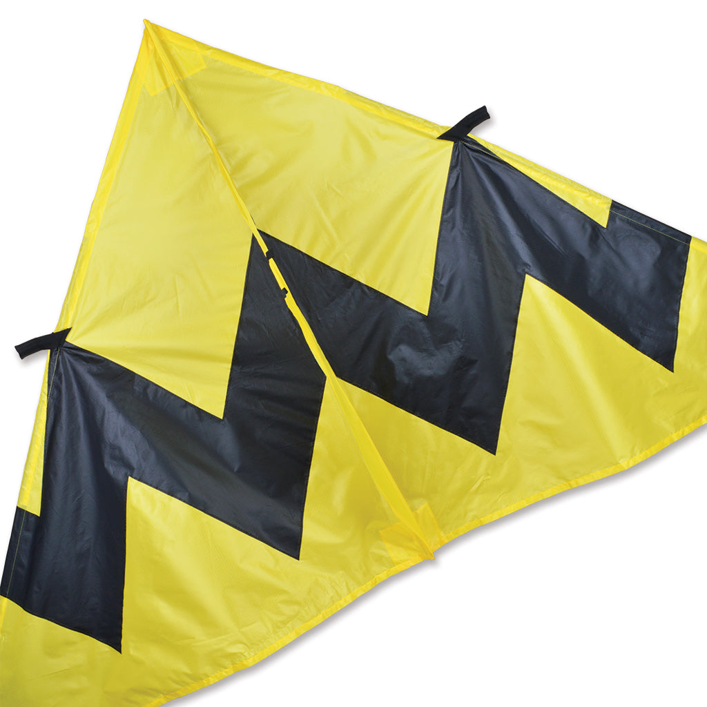 9' Delta Kite - Yellow Chevron