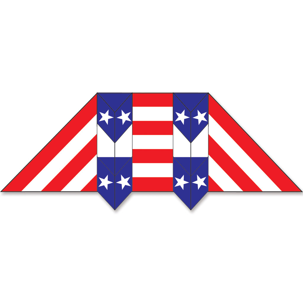 10.5ft Swept Wing Double Box Delta - Patriotic