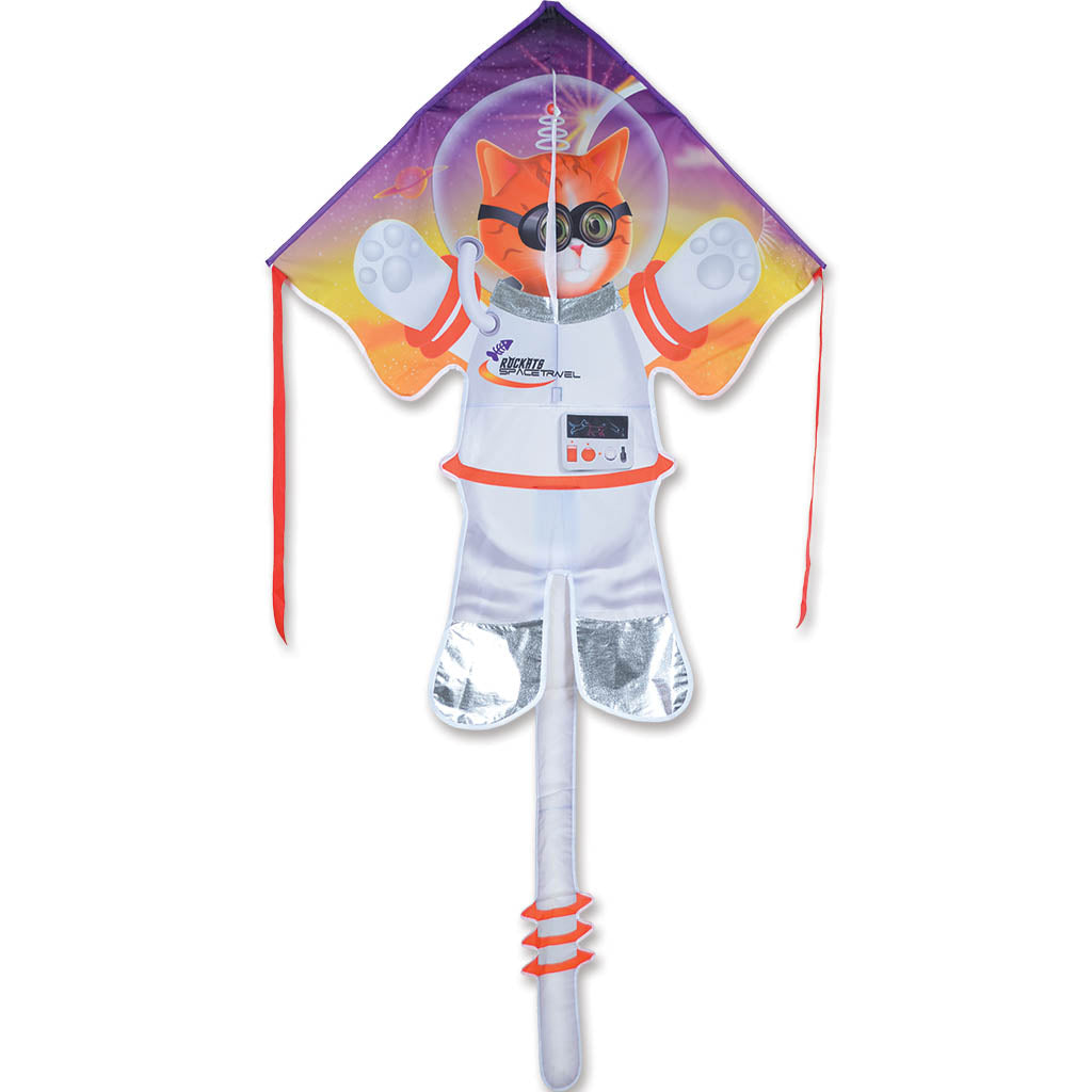 Large Easy Flyer Kite - Catstronaut