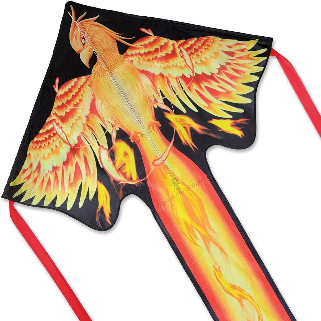 Large Easy Flyer Kite - Phoenix Fire