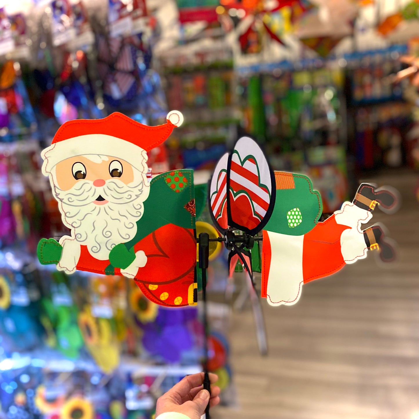 Petite Spinner - Christmas Santa