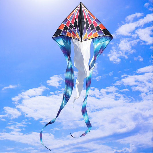6.5' Flo-Tail Delta Kite - Gradient Check