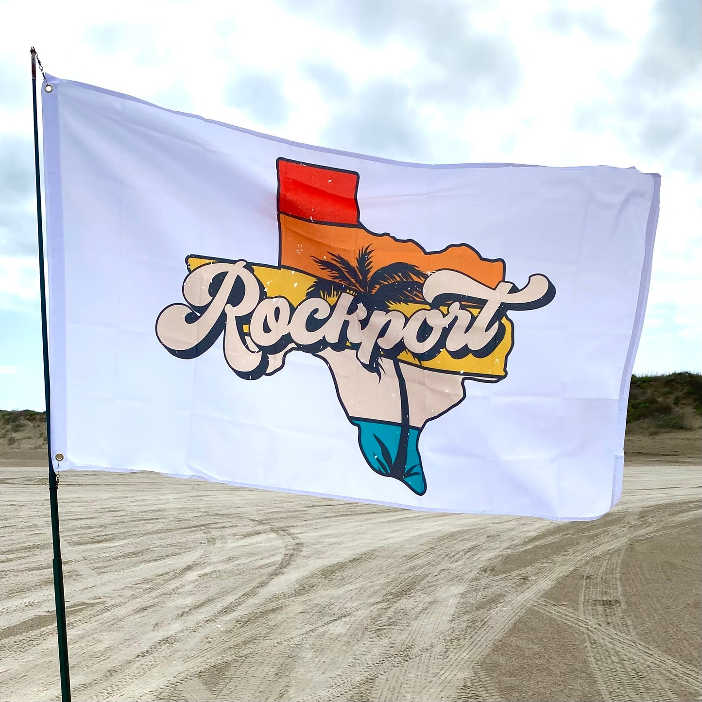 3x5 Flag - Rockport TX (Sunset)