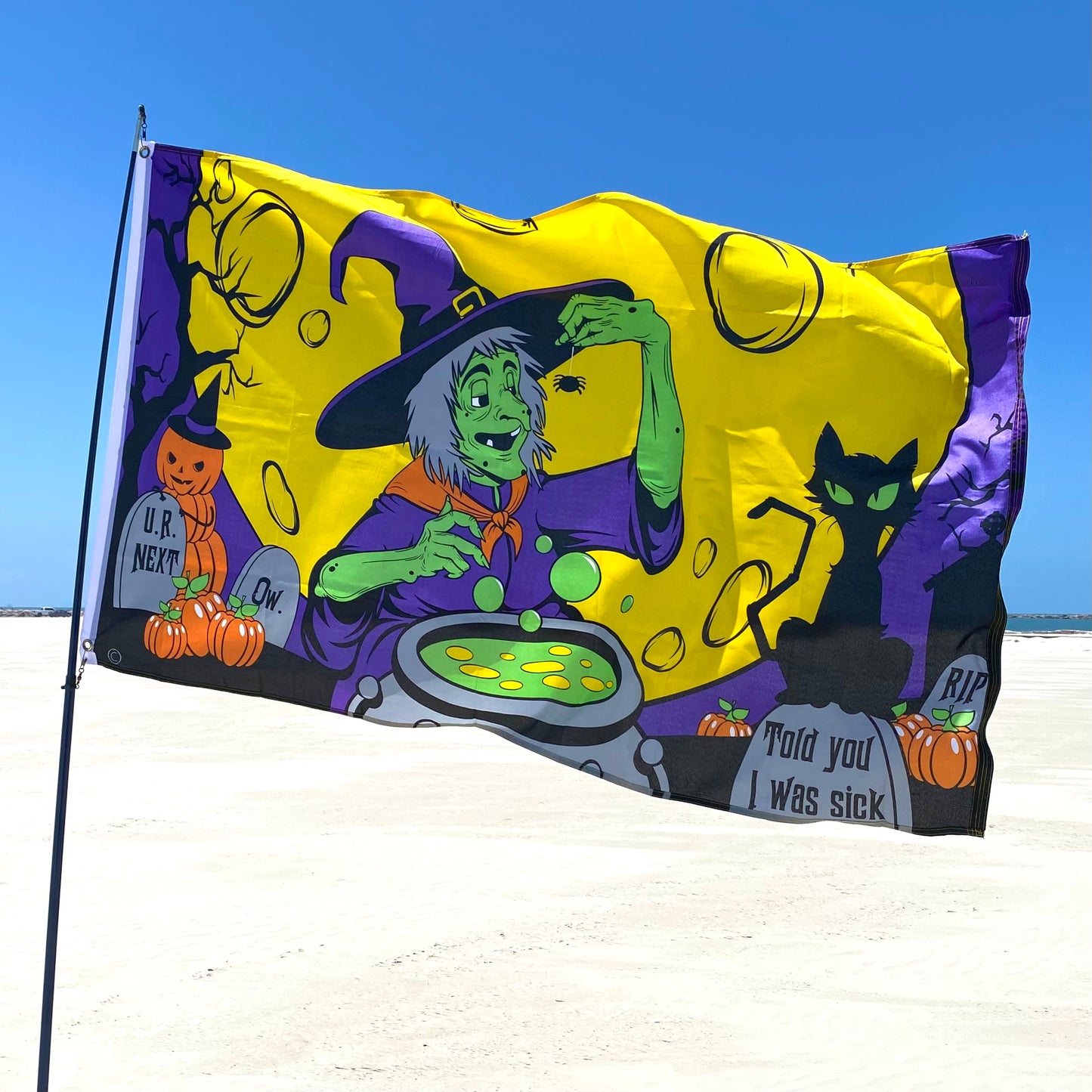 3x5 Flag - Halloween Witch's Brew