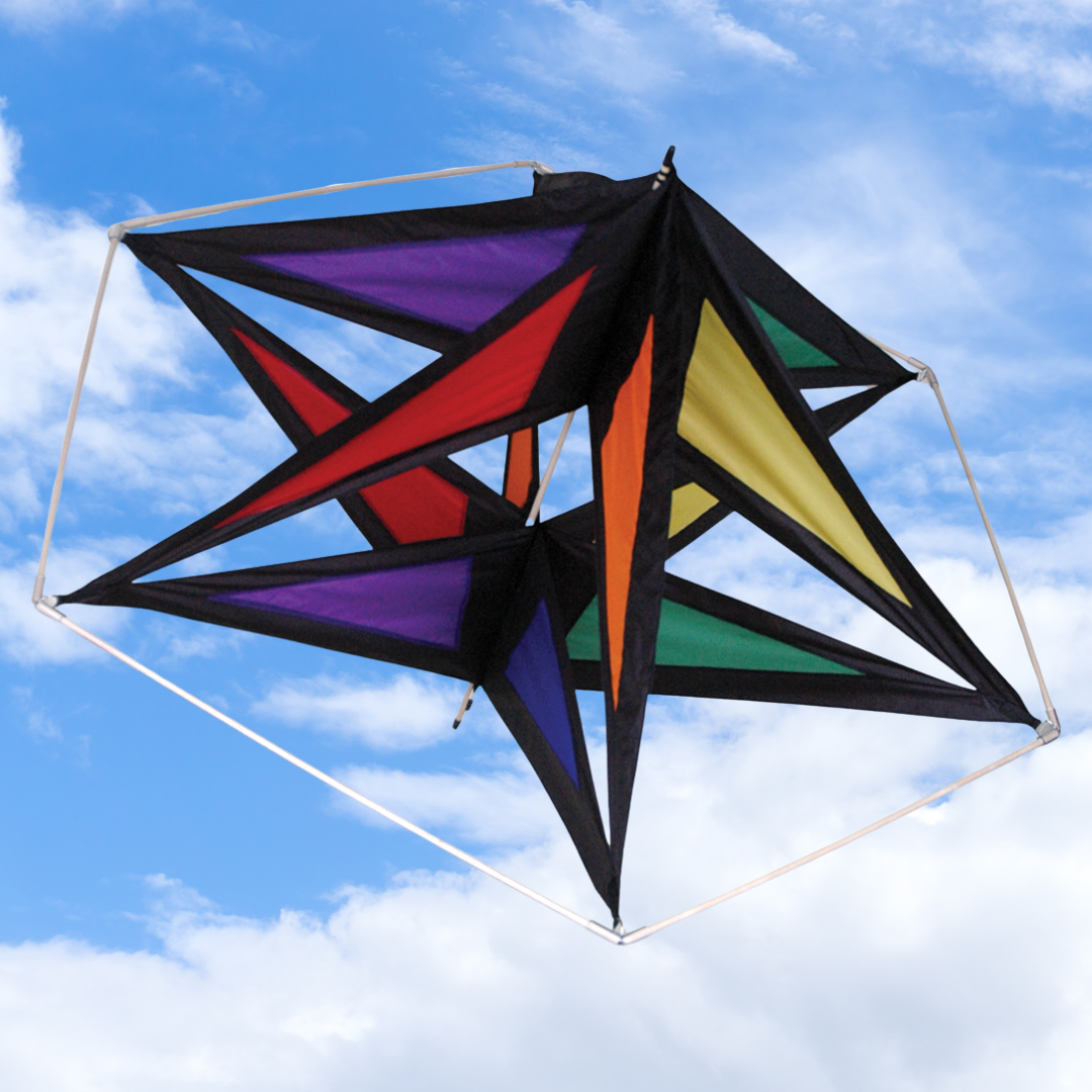 I'm A Bird Rainbow 3D Sailboat Kite – Single Line, Beach Flyer For Ages 8+