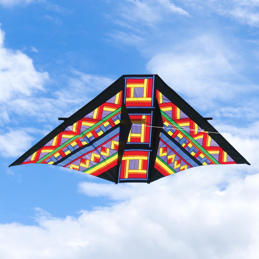 Strata Delta Kite - Tortuga Rainbow