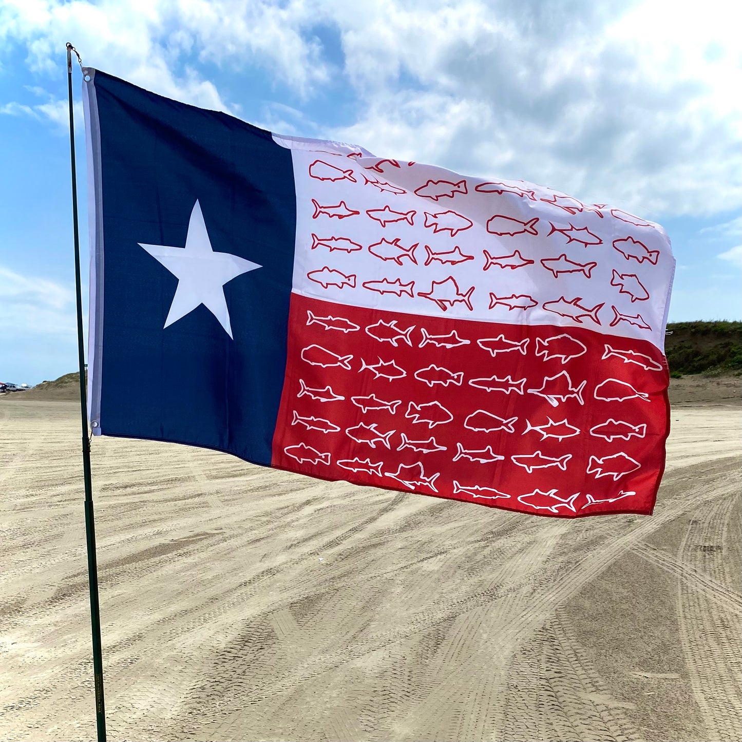 3x5 Flag - Texas Fish