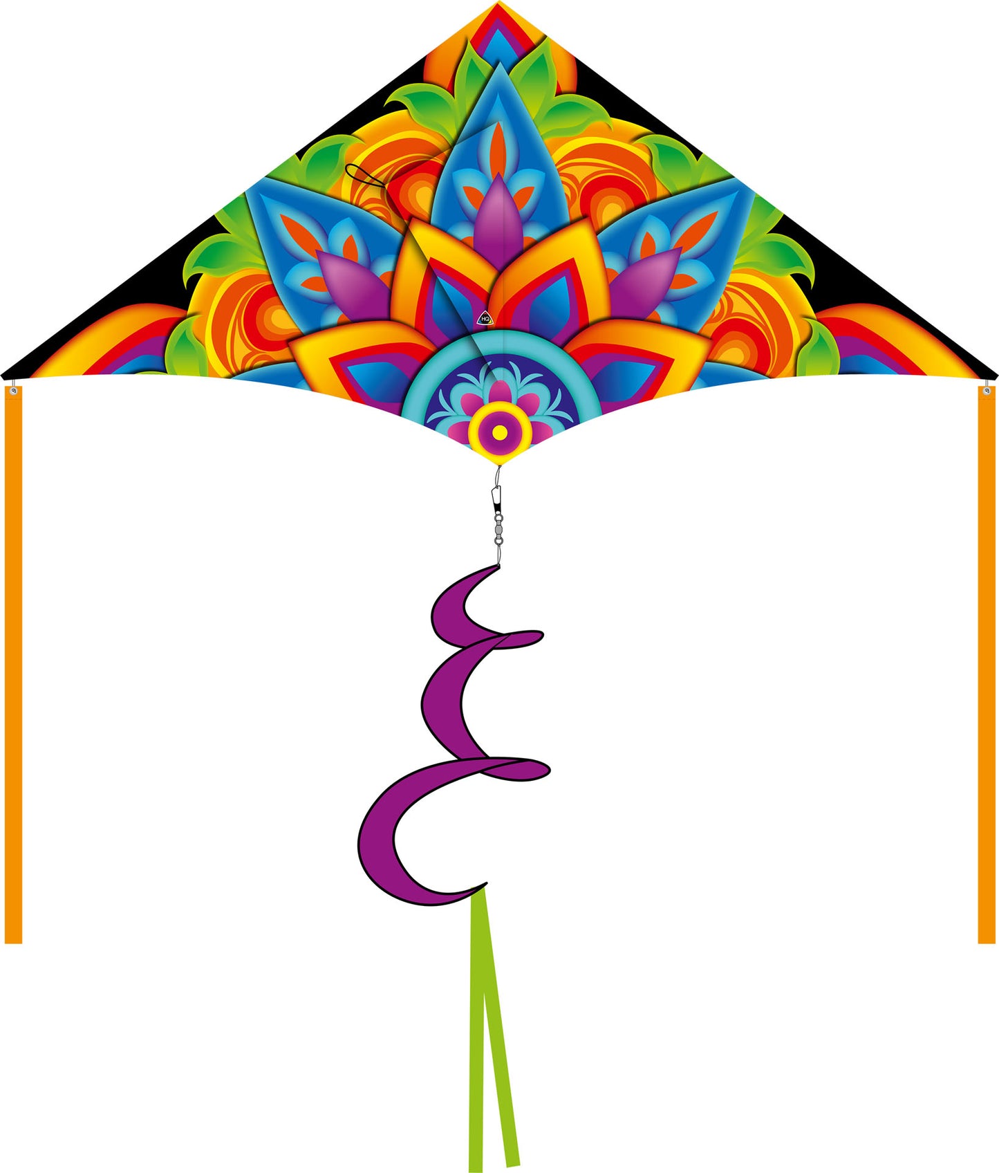 2M Delta Kite - Flowers Mandala