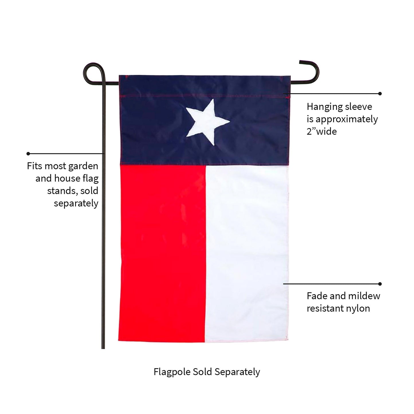 Garden Flag - Texas Flag