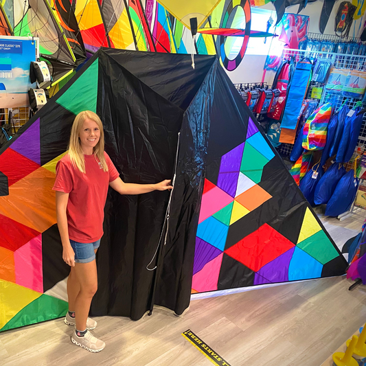 16 ft. Tunnel Delta Kite - Geometric