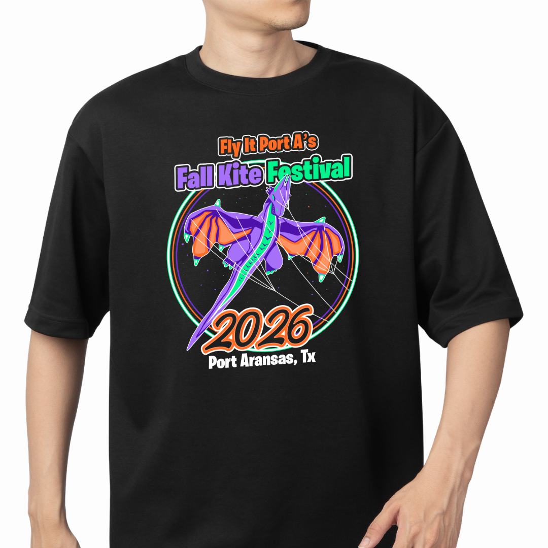 Fly It Port A's 2026 Fall Kite Festival T-Shirt