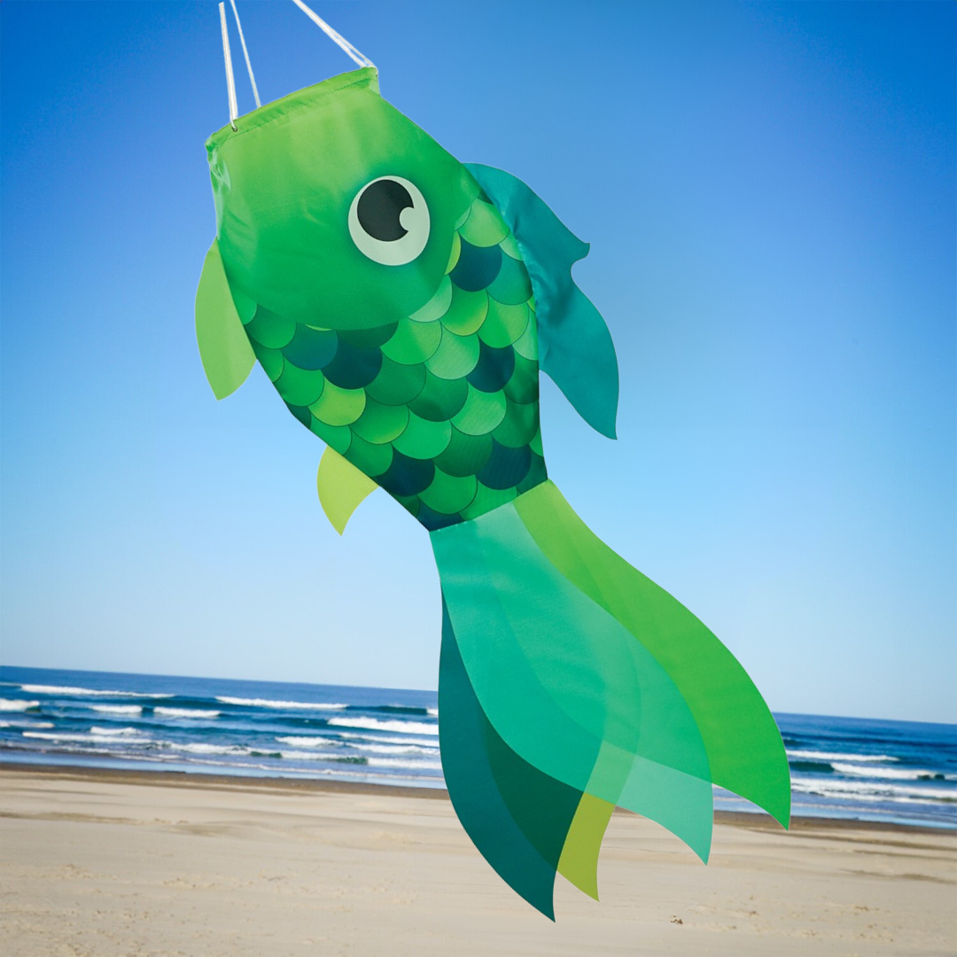 30" Damsel Windsock - Green