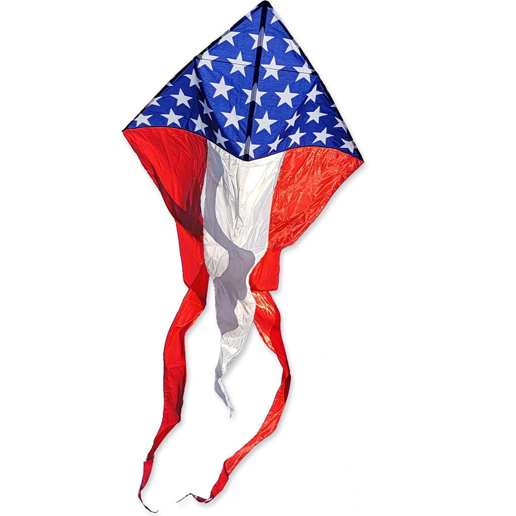 56" Flo-Tail Delta Kite - Patriotic