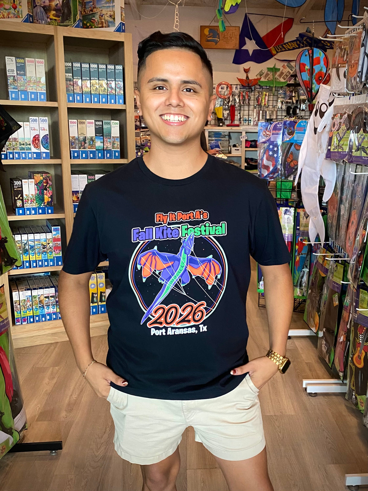 Fly It Port A's 2026 Fall Kite Festival T-Shirt