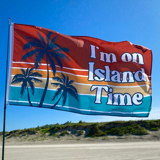 2x3 Flag -  I’m On Island Time (Sunset)