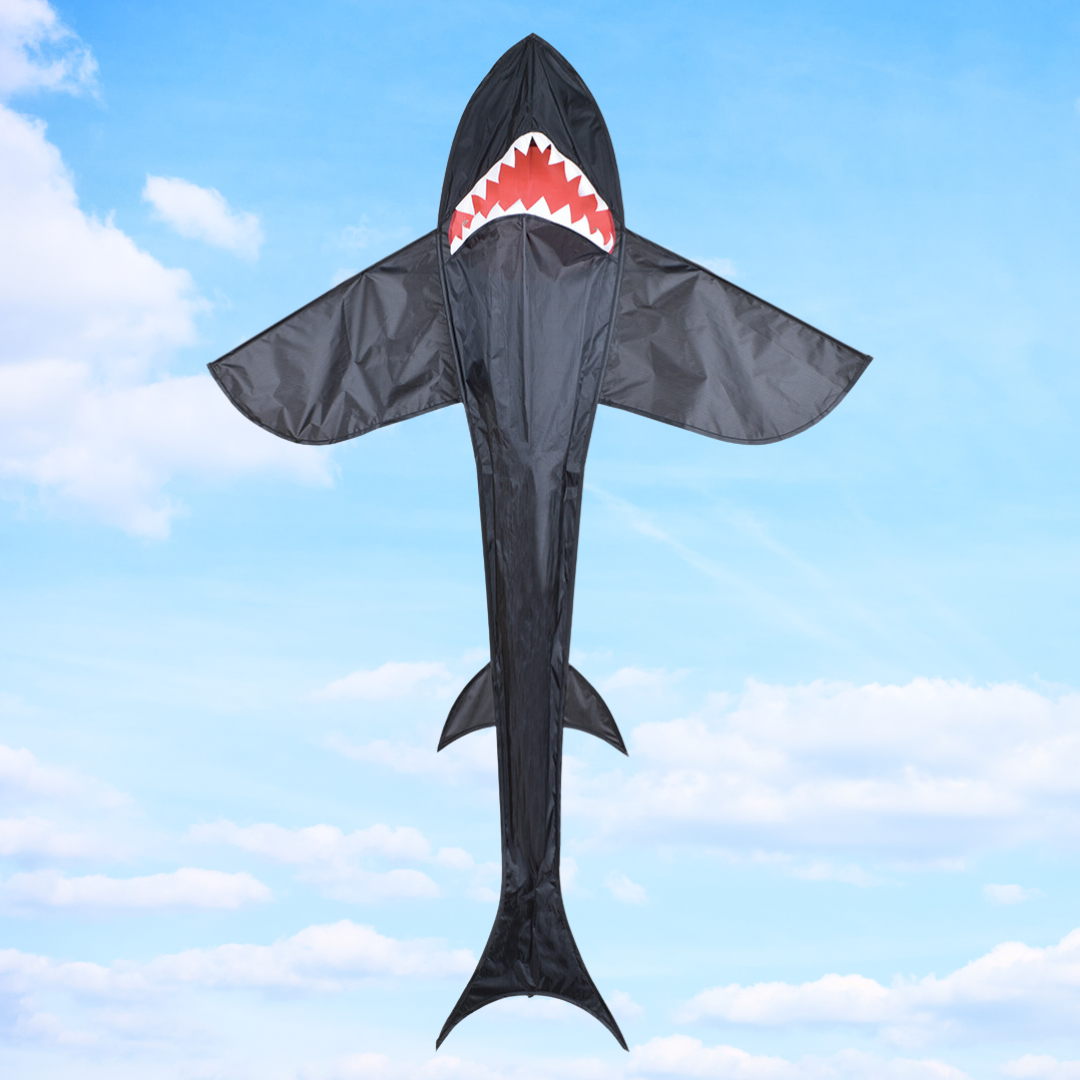 Shark 3D Kite - 7' Black