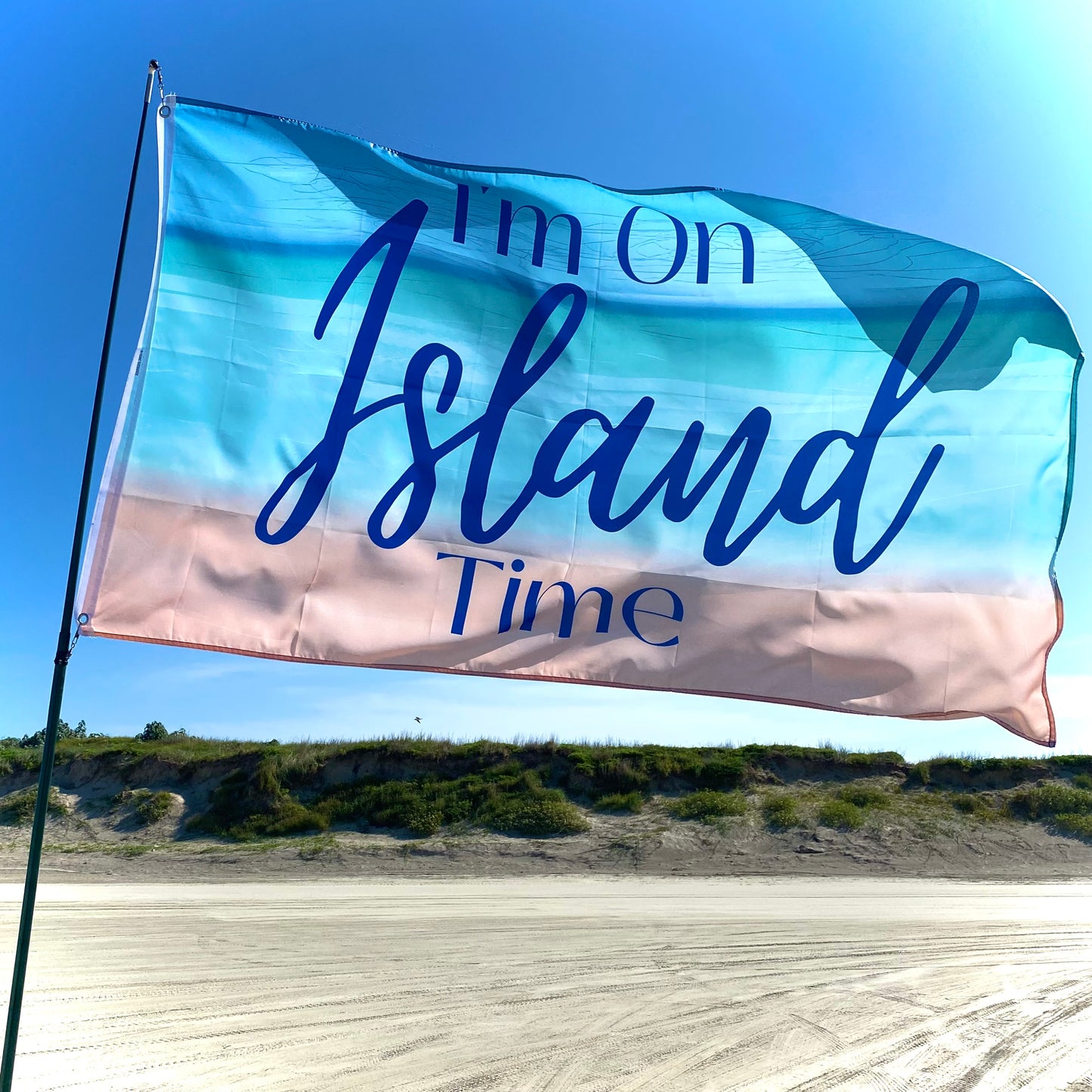 2x3 Flag - I'm On Island Time (Beach)