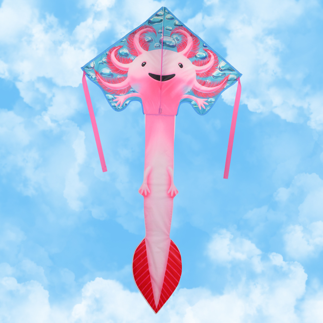 Large Easy Flyer Kite - Axolotl – Fly It Port A