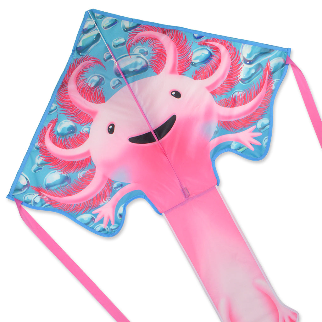 Large Easy Flyer Kite - Axolotl