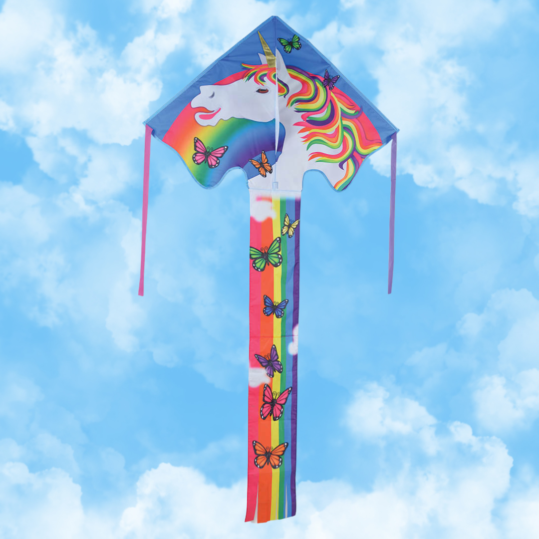 Large Easy Flyer Kite - Magical Unicorn