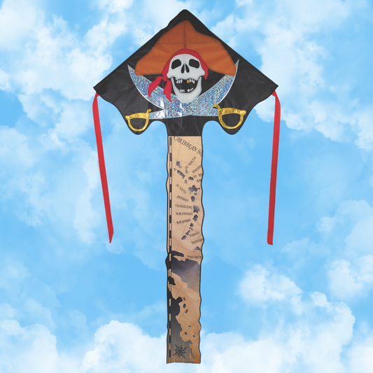 Large Easy Flyer Kite - Caribbean Pirate