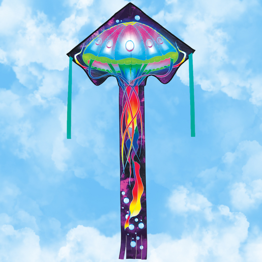 Large Easy Flyer Kite - Jellyfish