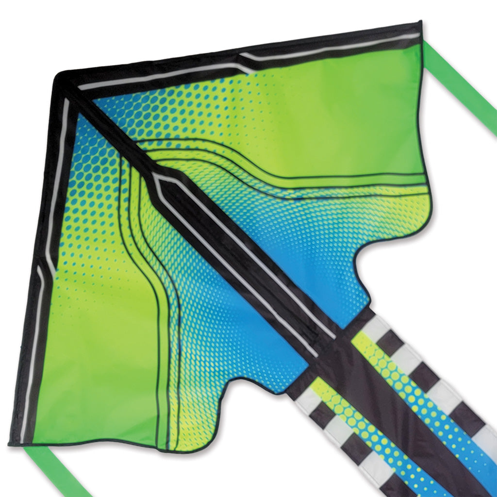 Large Easy Flyer Kite - Neon Tech Lime