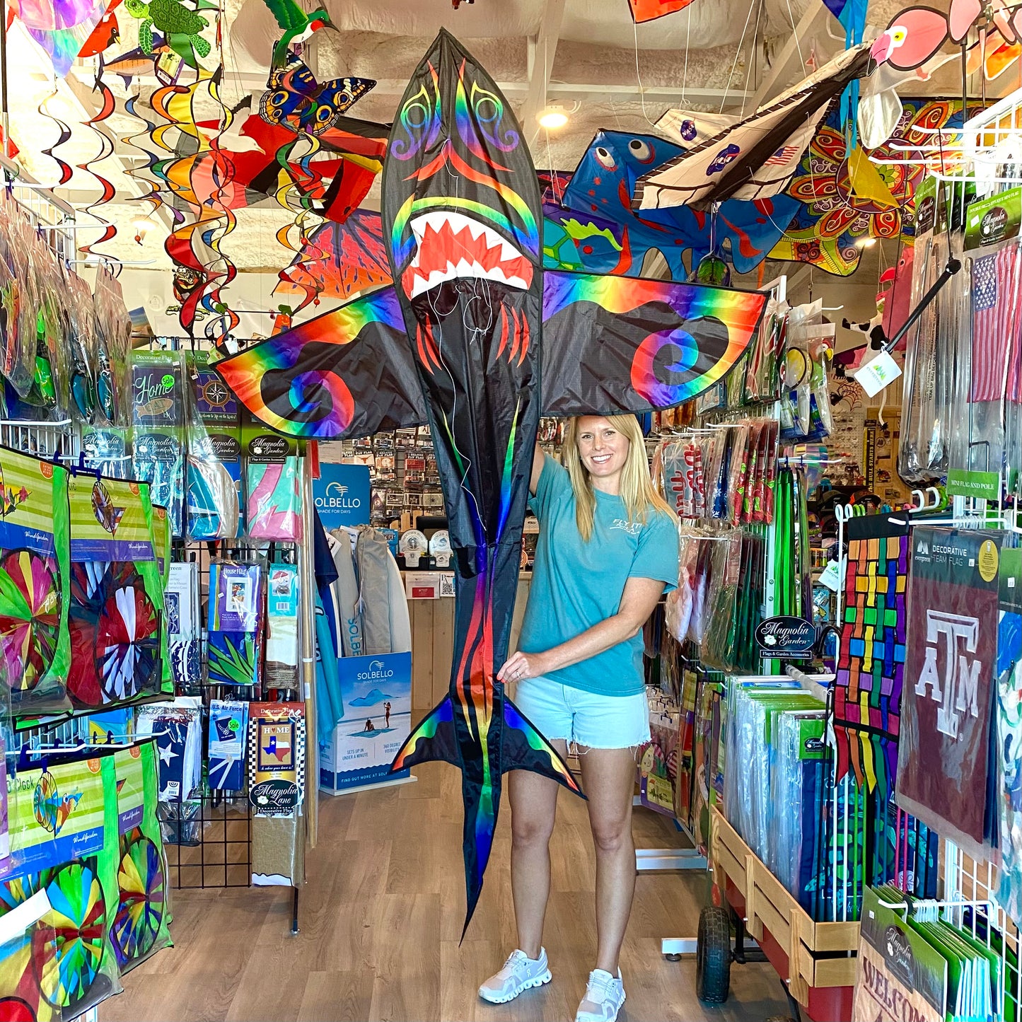 Shark 3D Kite - 7.5' Aurora