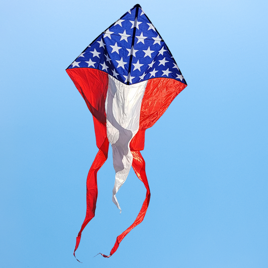 56" Flo-Tail Delta Kite - Patriotic