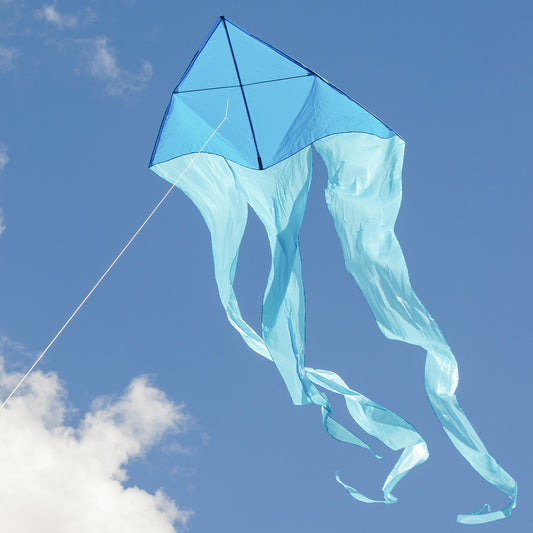 77" Wave Delta Kite - Blue