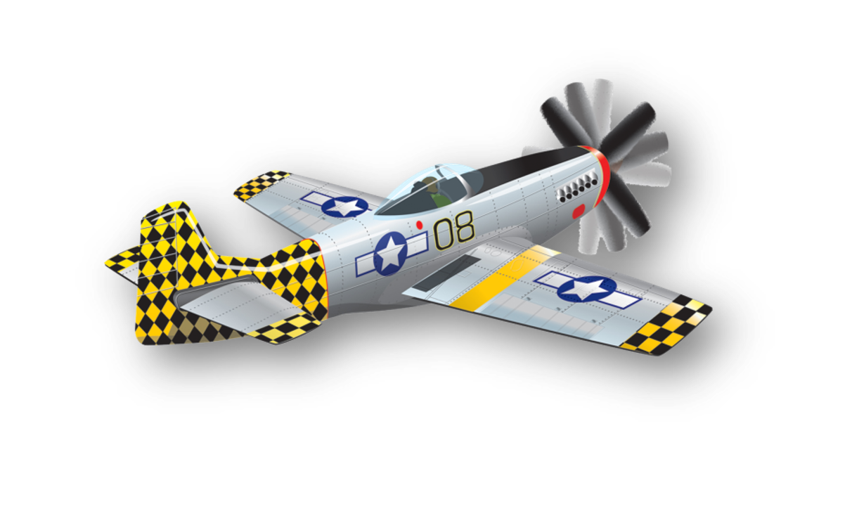 3D Kite - P51 Mustang