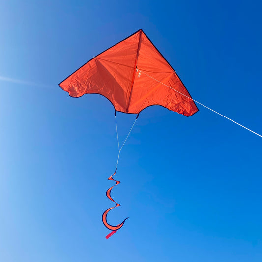 Orange Delta Kite