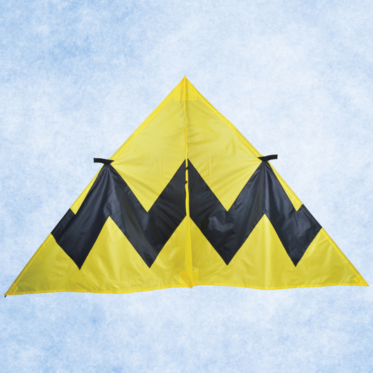 9' Delta Kite - Yellow Chevron