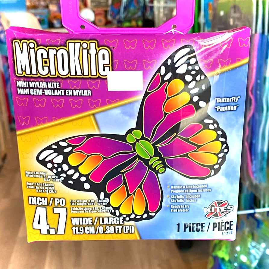 Micro Kite - Butterfly (Purple)