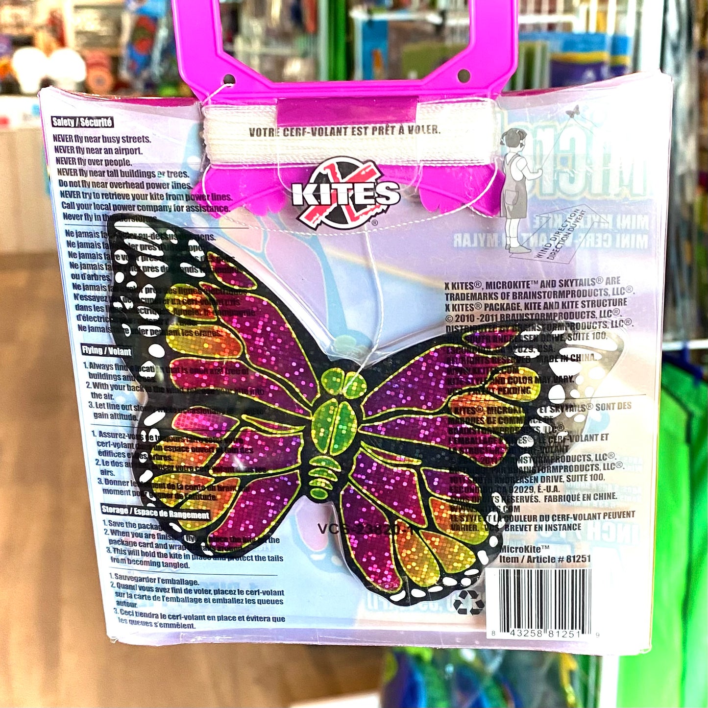 Micro Kite - Butterfly (Purple)