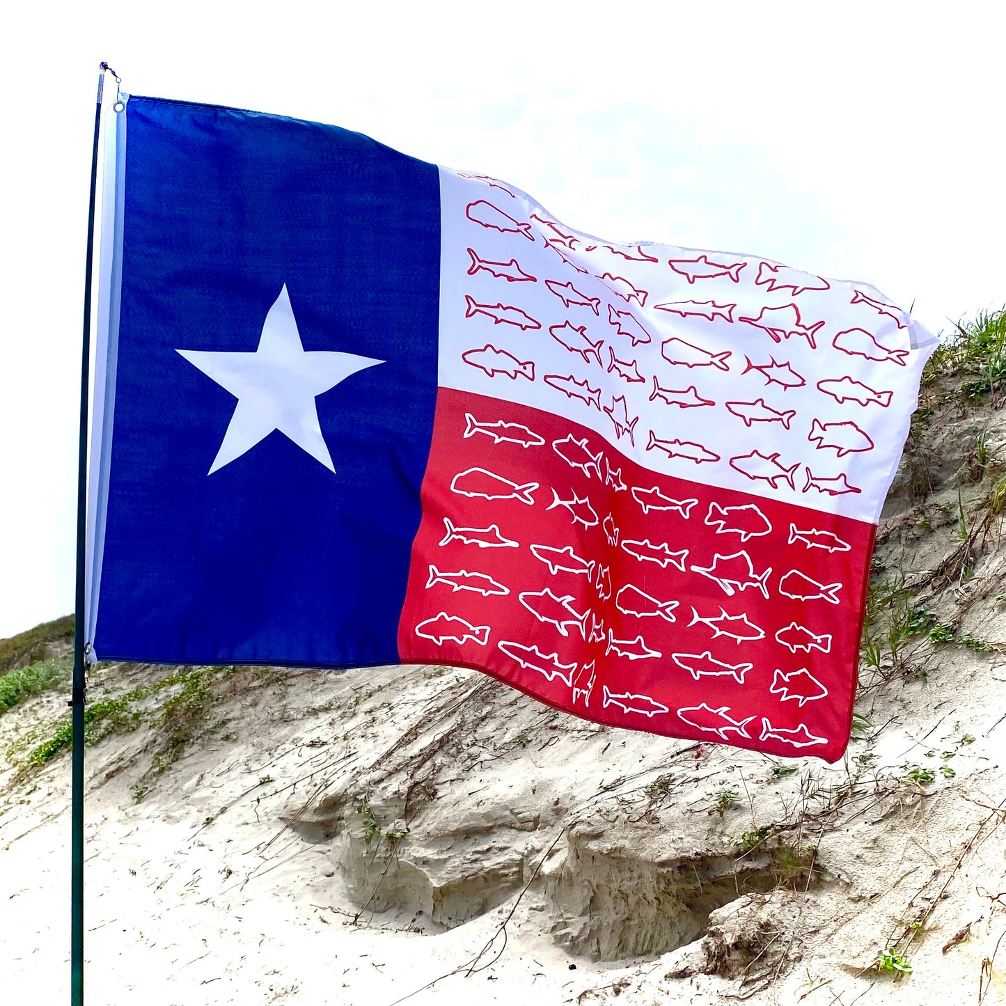 3x5 Flag - Texas Fish