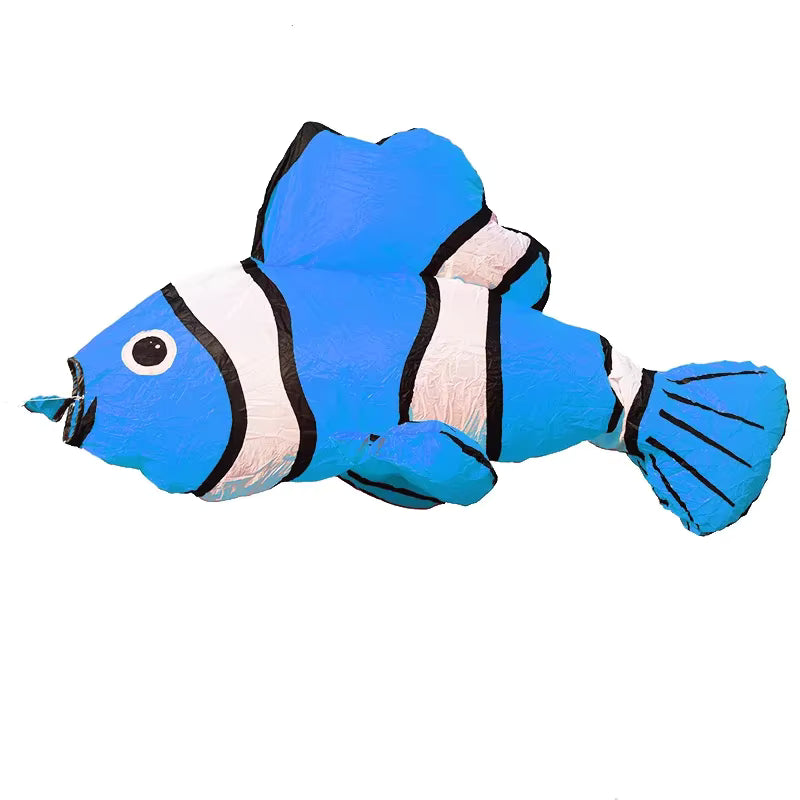 Blue and white line laundry on a white background 