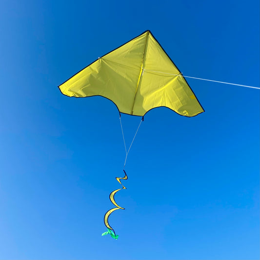 Yellow Delta Kite