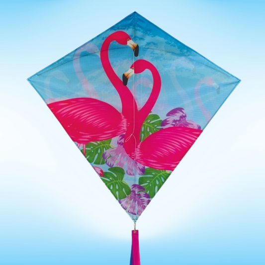 Diamond Kite - Flamingo