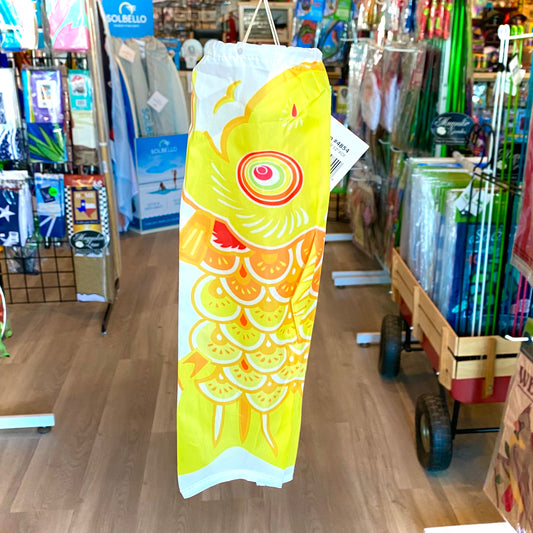 12" Koi Windsock - Yellow