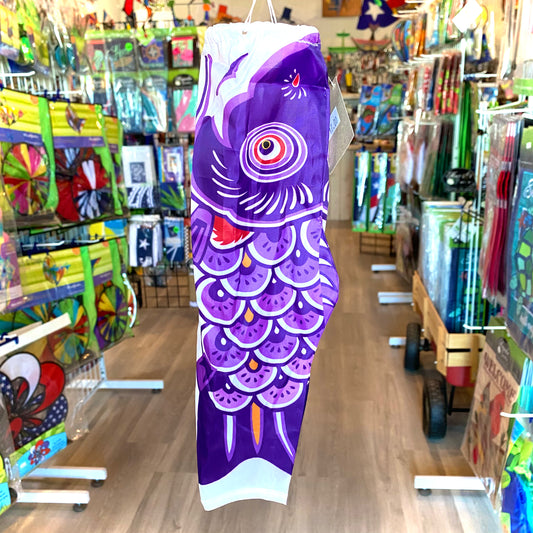 12" Koi Windsock - Purple