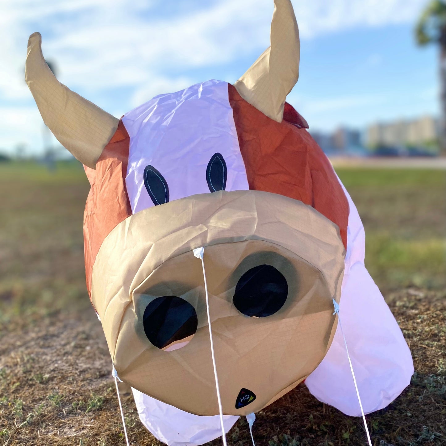 Bouncing Buddy Cow - Brown