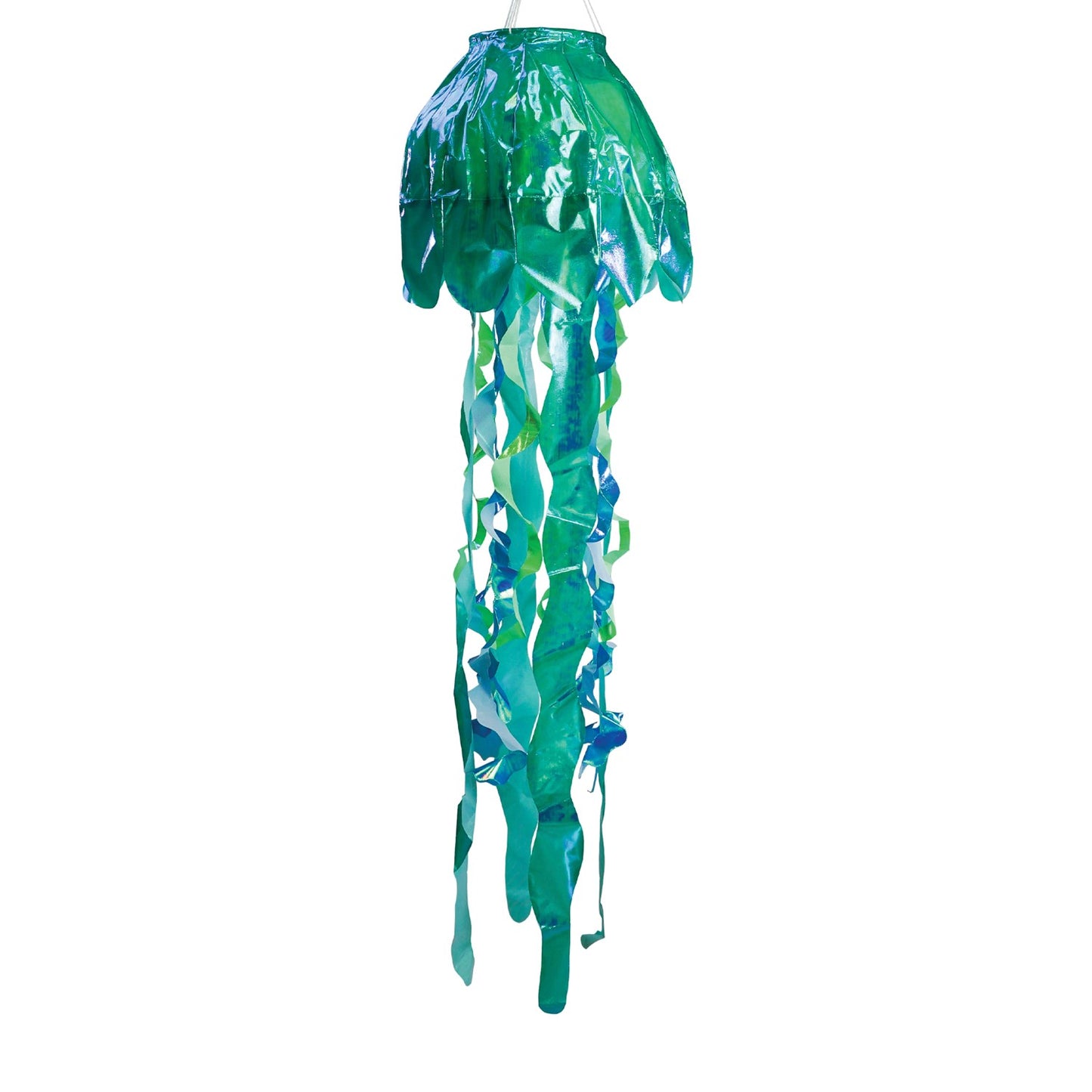 Jellyfish 3D Windsock - Teal Iridescent