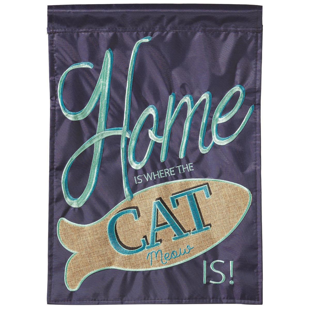 House Flag - Home is Where the Cat Is