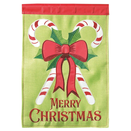 Garden Flag - Christmas Candy Cane