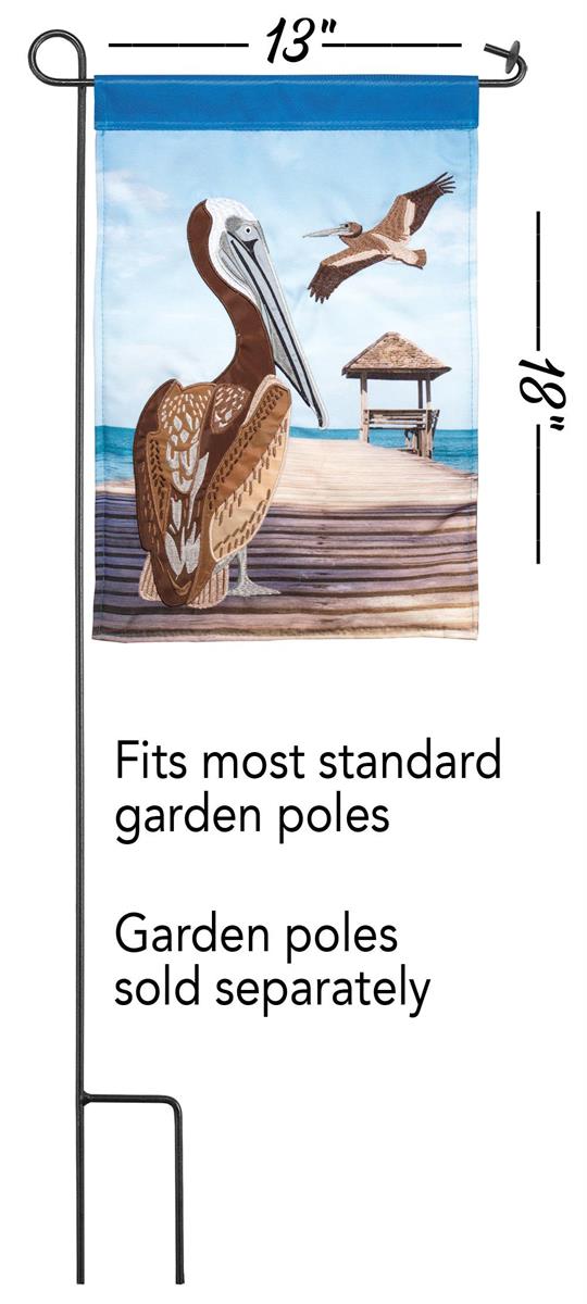 Garden Flag - Pelican Polyester