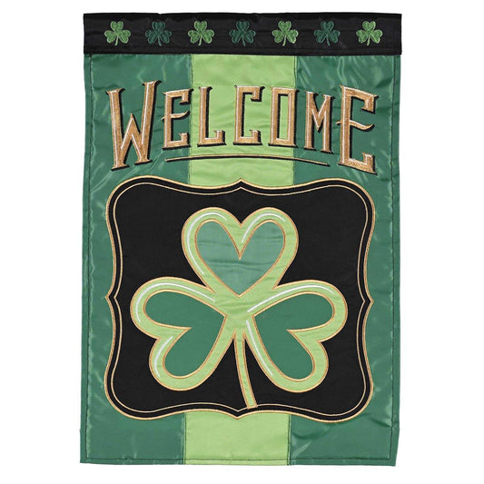 Garden Flag - Shamrock Welcome